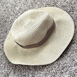 Madewell Packable Straw Fedora Hat